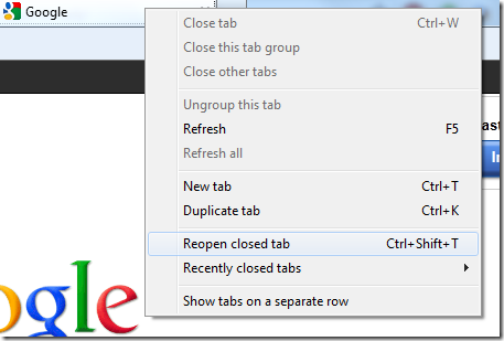 Reopen Tabs In Browsers